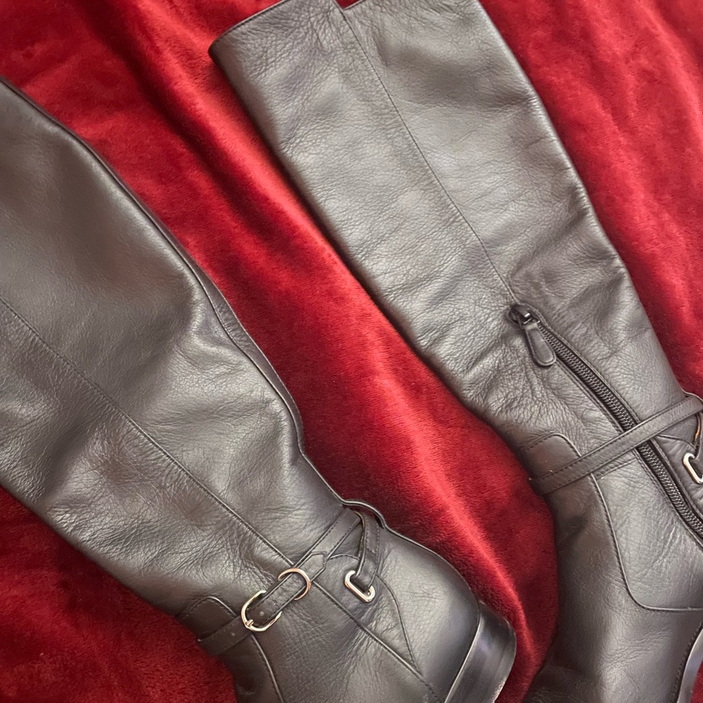 BALENCIAGA leather riding boots - Picture 9 of 14
